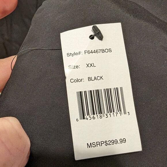 NWT VRY WRM Mens Polar Oxford Snorkel hooded black gray Sherpa Coat jacket XXL - Picture 12 of 14